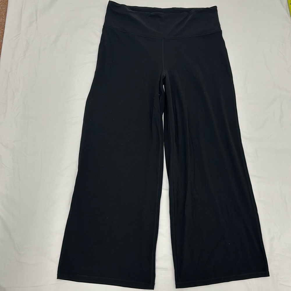 Athleta Wide Elation Wide Leg Pant Black Size 2x